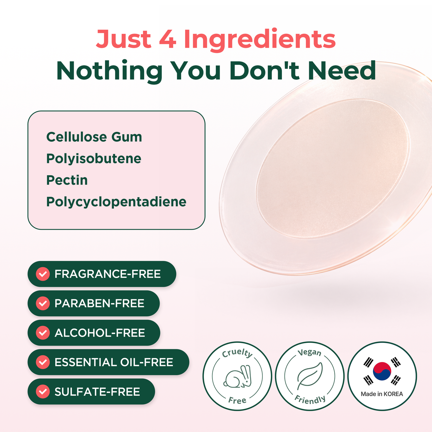 LUNE & BE Spot Patch — Acne Pimple Patch (44 Patches)