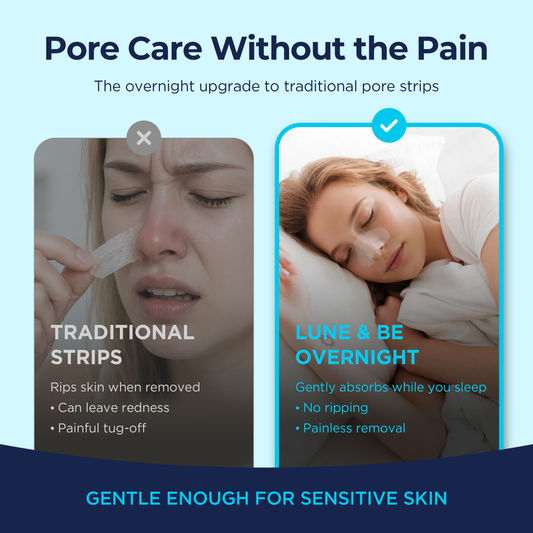 LUNE & BE Overnight Duo — Nose + Spot Patch Set
